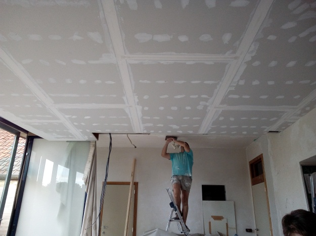 plafond plamuren